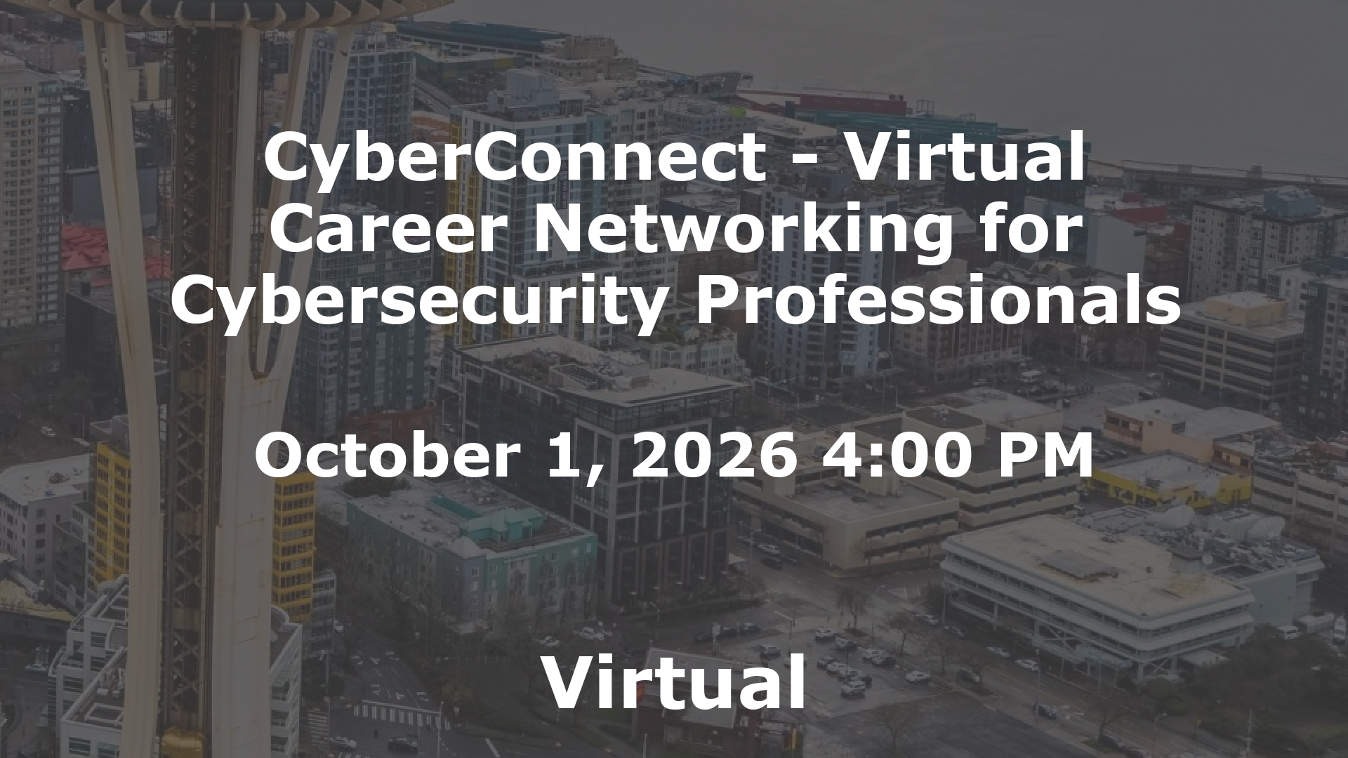 CyberConnect - Virtual Career Networking for Cybersecurity Professionals event image